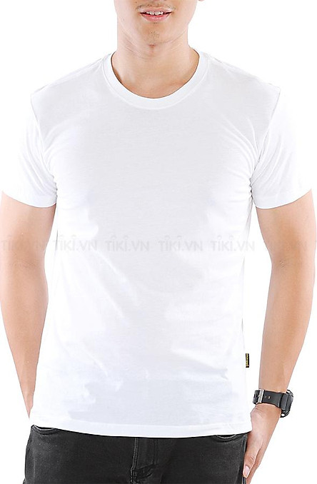 Áo thun nam trơn cổ tròn chất cotton siêu mát hàng bao chất đẹp