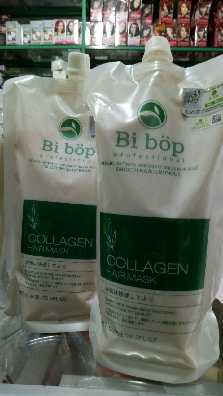 Kem (Dầu)Hấp Ủ Tóc Siêu Phục Hồi BIBOP Nhật Bản 1000ml