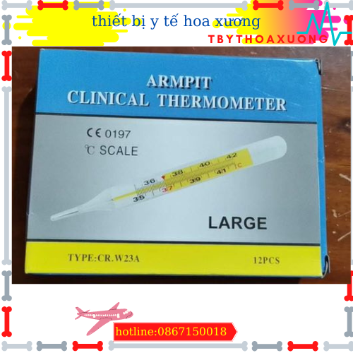 NHIỆT KẾ THỦY NGÂN - NHIỆT KẾ KẸP NÁCH