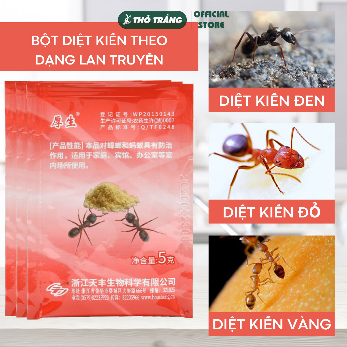 Thuốc diệt kiến, diệt gián tận gốc nhanh chóng không độc hại an toàn, hiệu qủa