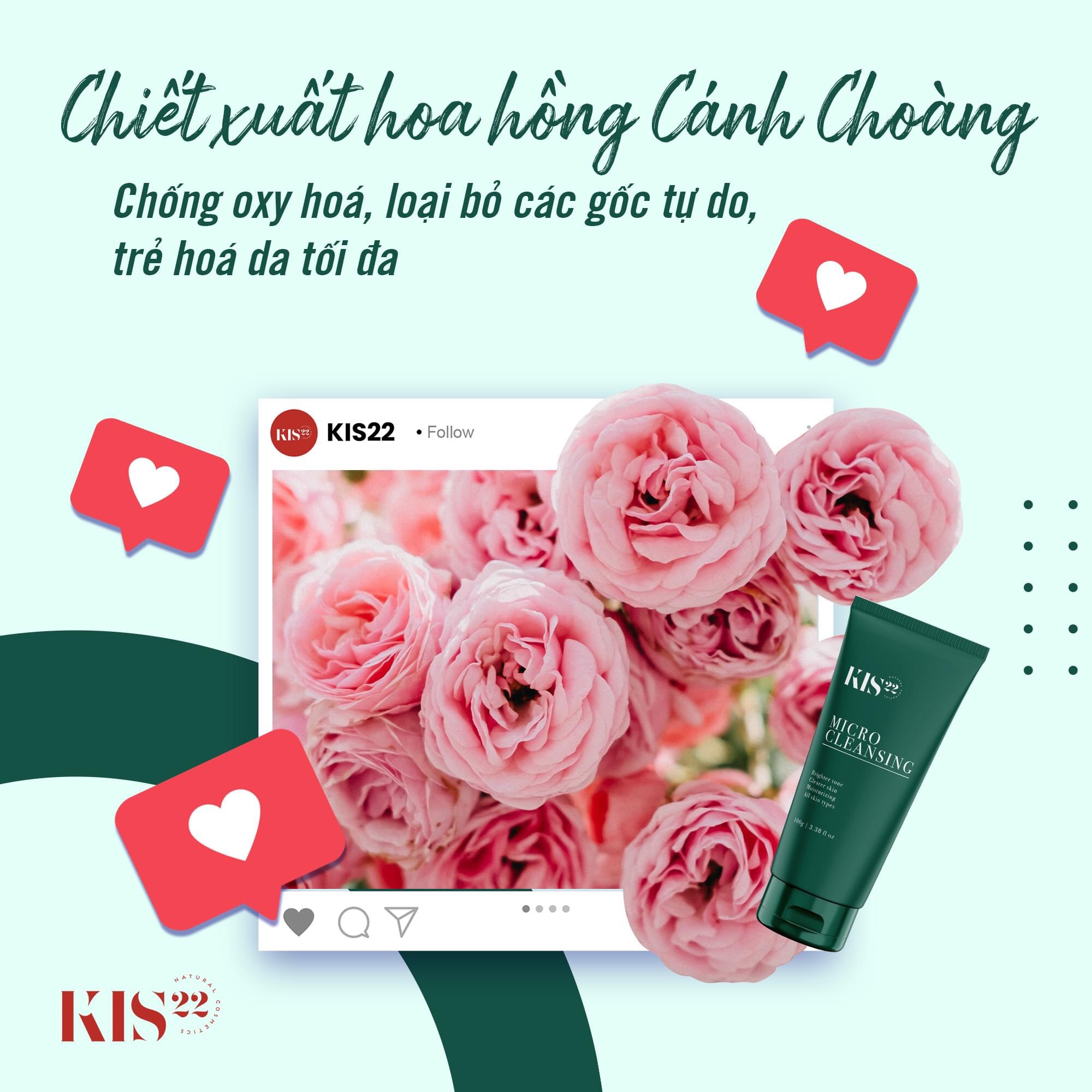(BUÔN SỈ) SỮA RỬA MẶT THẢO MỘC MICRO CLEANSING KIS22