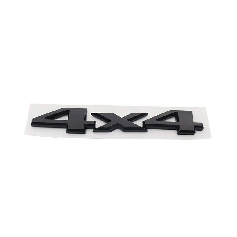 Tem decal 3d chữ 4x4 kim loại dán trang trí xe ô tô bán tải nổi bật