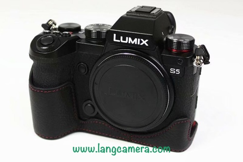 Bao da Halfcase máy ảnh Lumix S5