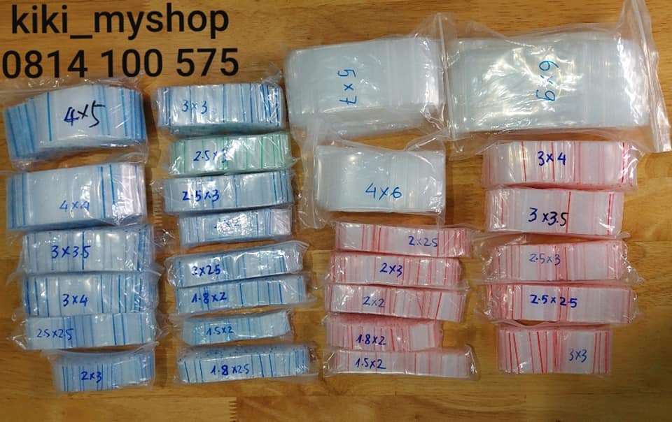 100 cái túi zip mimi MÀU TRẮNG