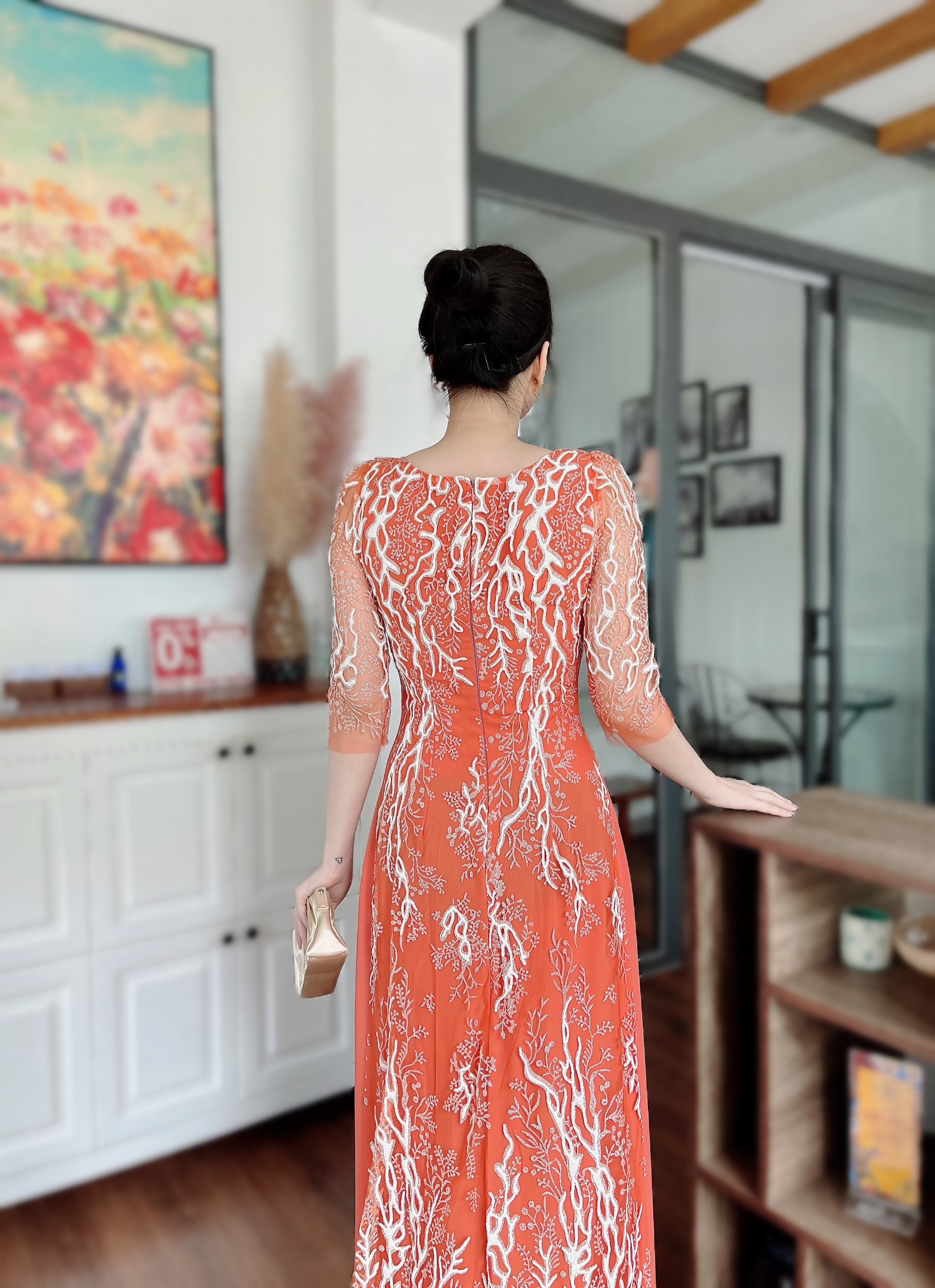 đầm dạ hội nữ thiết kế sang trọng , cao cấp