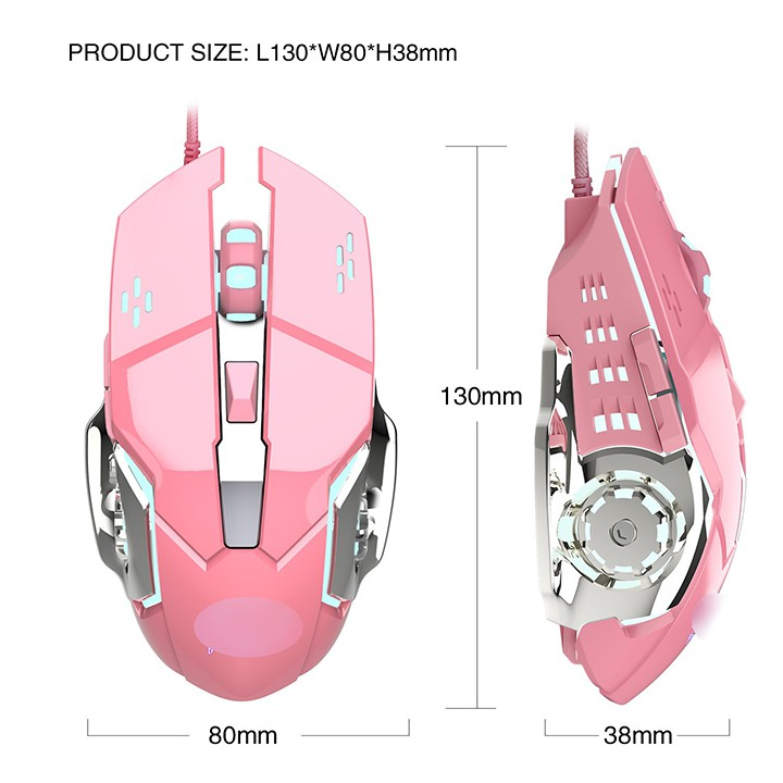[HCM]Chuột game thủ có dây Divipard G502 đèn LED nhiều màu