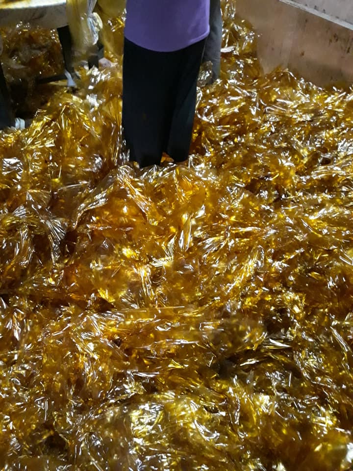 1kg Gôm pha vecni đánh bóng gỗ