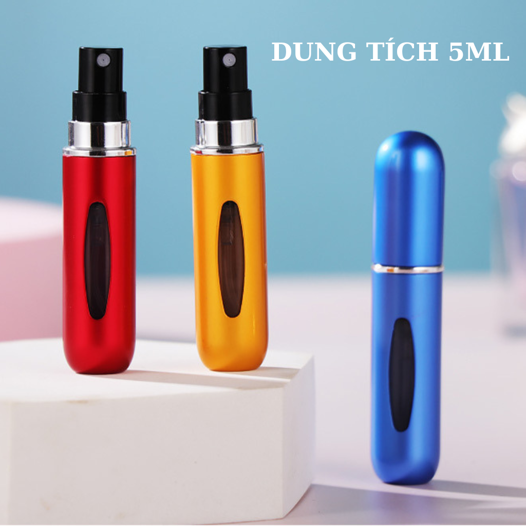 Chai chiết nước hoa mini tự động dạng xịt 5ML
