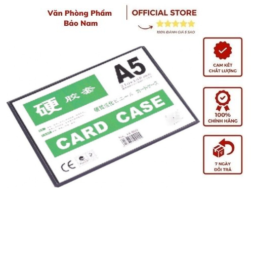 Card case khổ A5 tập 10 cái, hàng dày đủ kích thước