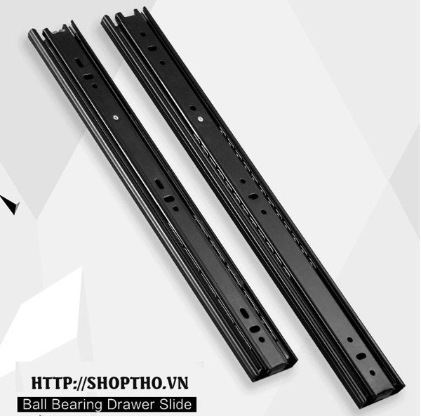 Ray bi 3 tầng độ dài 40cm, 45cm, 50cm - màu đen