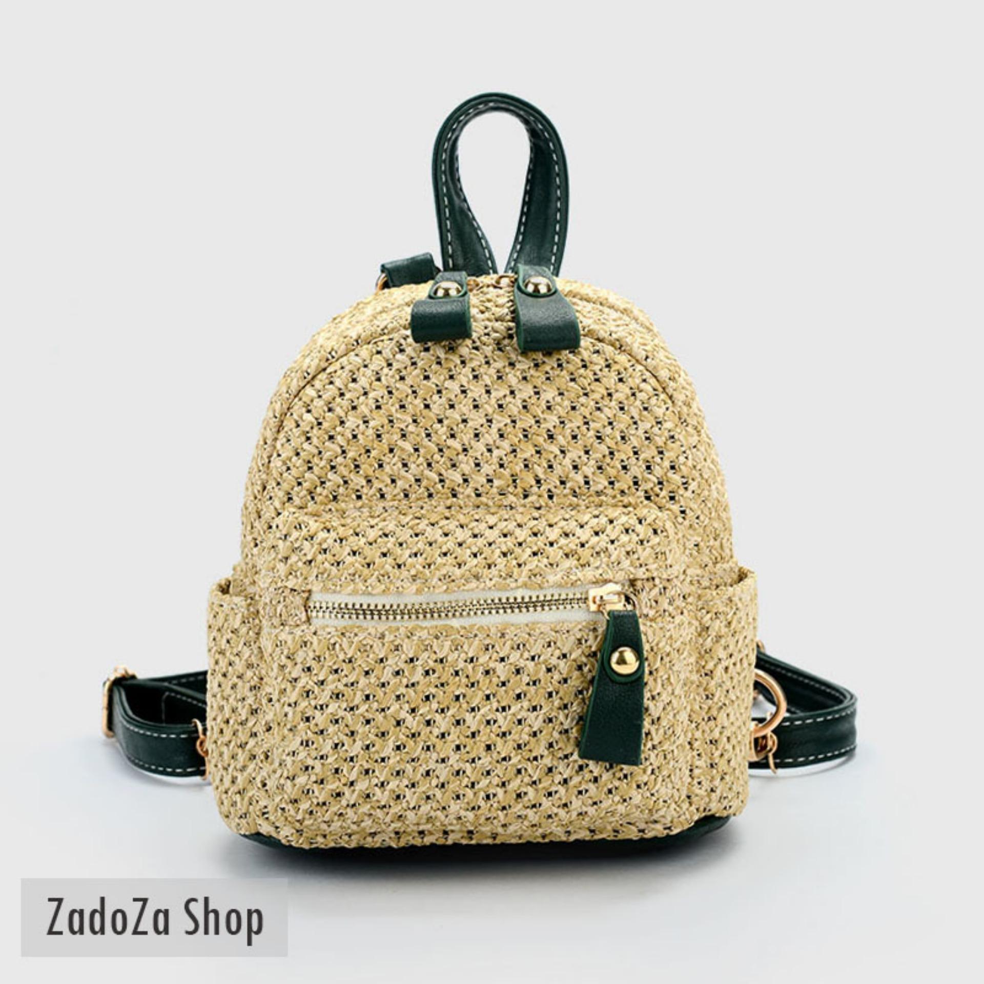 Balo cói balo mini nữ thời trang