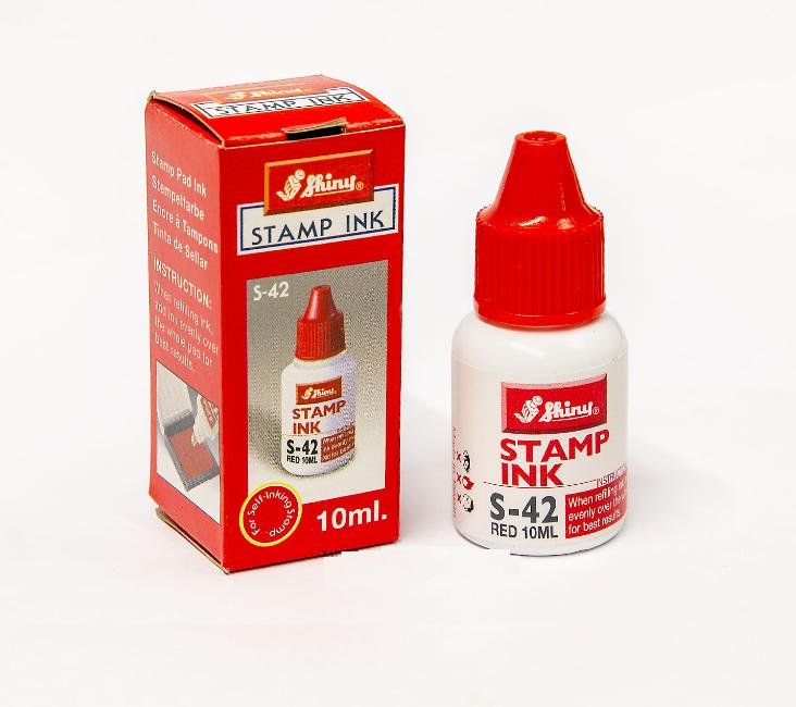 [HCM]Mực dấu Shiny (xanh dương/đỏ/đen/xanh lá) 10ml