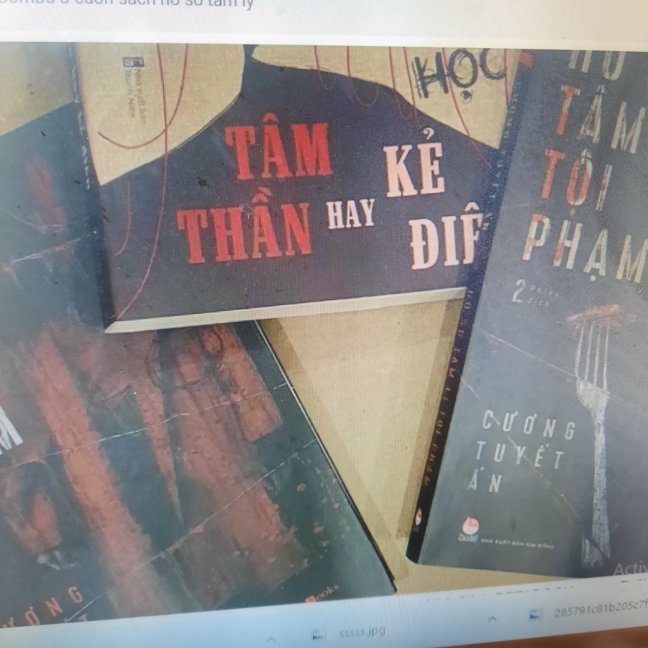 Combo 3 cuốn sách hồ sơ tâm lý