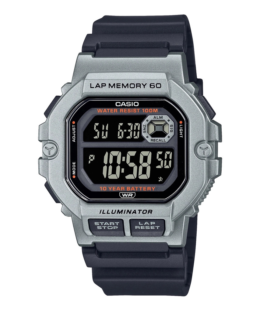 Đồng hồ nam dây nhựa casio standard ws-1400h-1bvdf chính hãng - ws-1400h-1b pin 10 năm