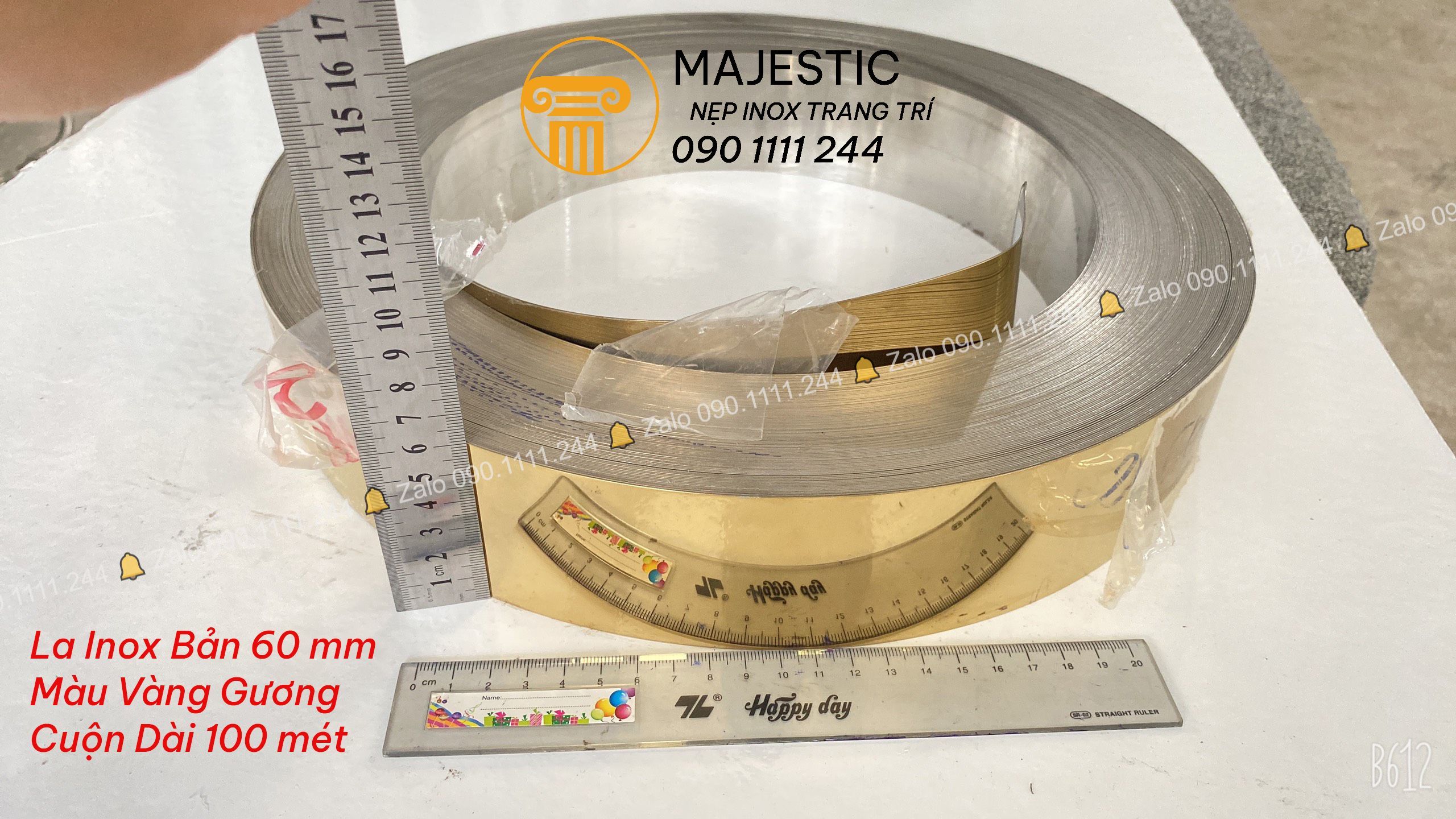 La Inox Trang Trí 4cm/ 5cm/ 6cm/ 8cm ( cuộn )
