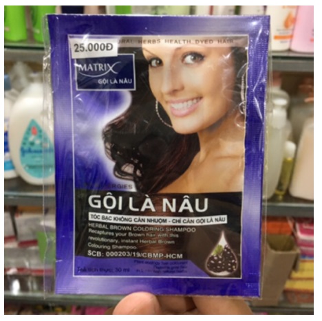 1 gói Gội là nâu Matrix 30ml