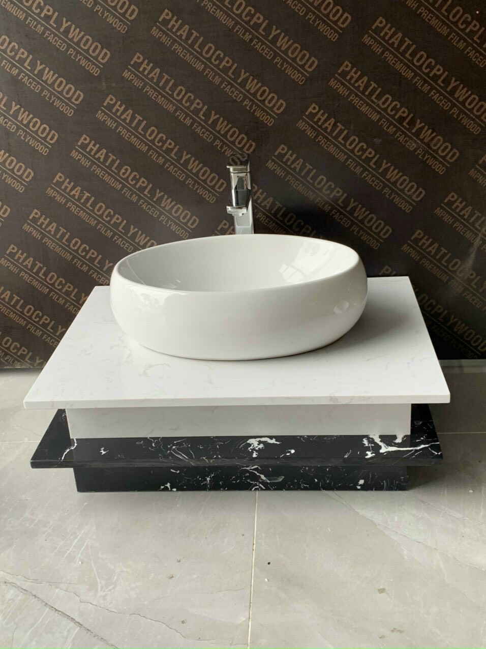 Kệ Lavabo đá tự nhiên