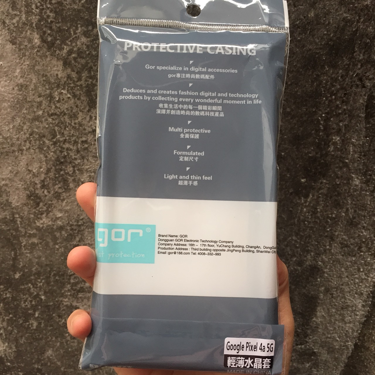 Ốp silicon GOR cho Google Pixel 4A 5G - Silicon hãng Gor