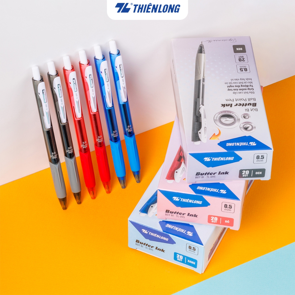 Bút bi thiên long laris tl-095 ngòi 0.5mm