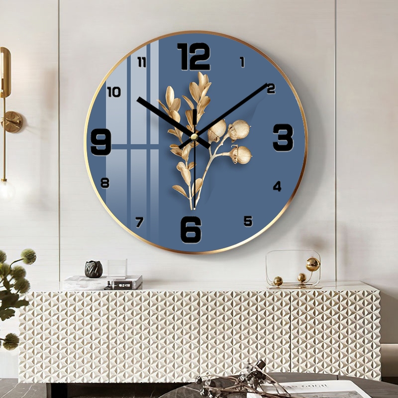 Tranh đồng hồ treo tường, đồng hồ tráng gương cao cấp - trang trí decor không gian nhà dh16622-15