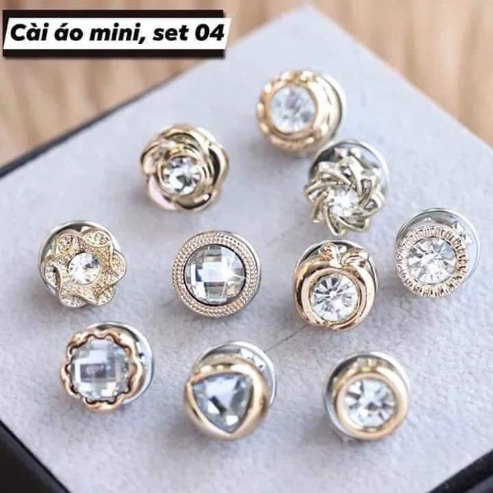 Sét 10 cài áo mini siêu hot