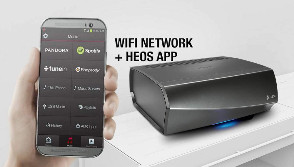 [Trả góp 0%]AMPLI DENON HEOS Amp HS2 KIÊM MUSIC SERVER VÀ DAC