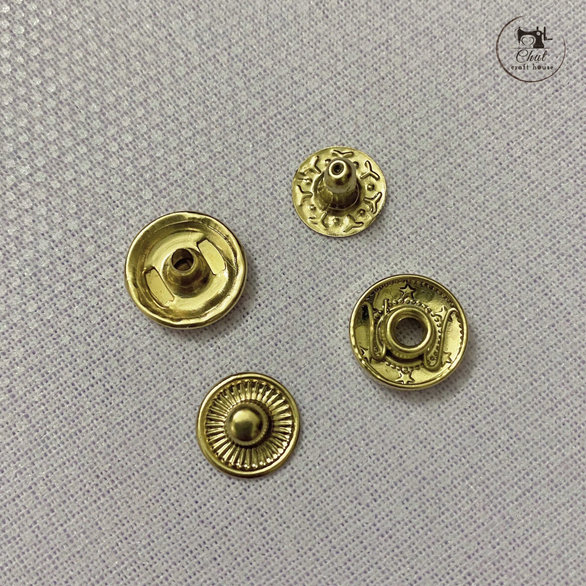 Cúc bấm bốn chi tiết (Set 4 bộ)
