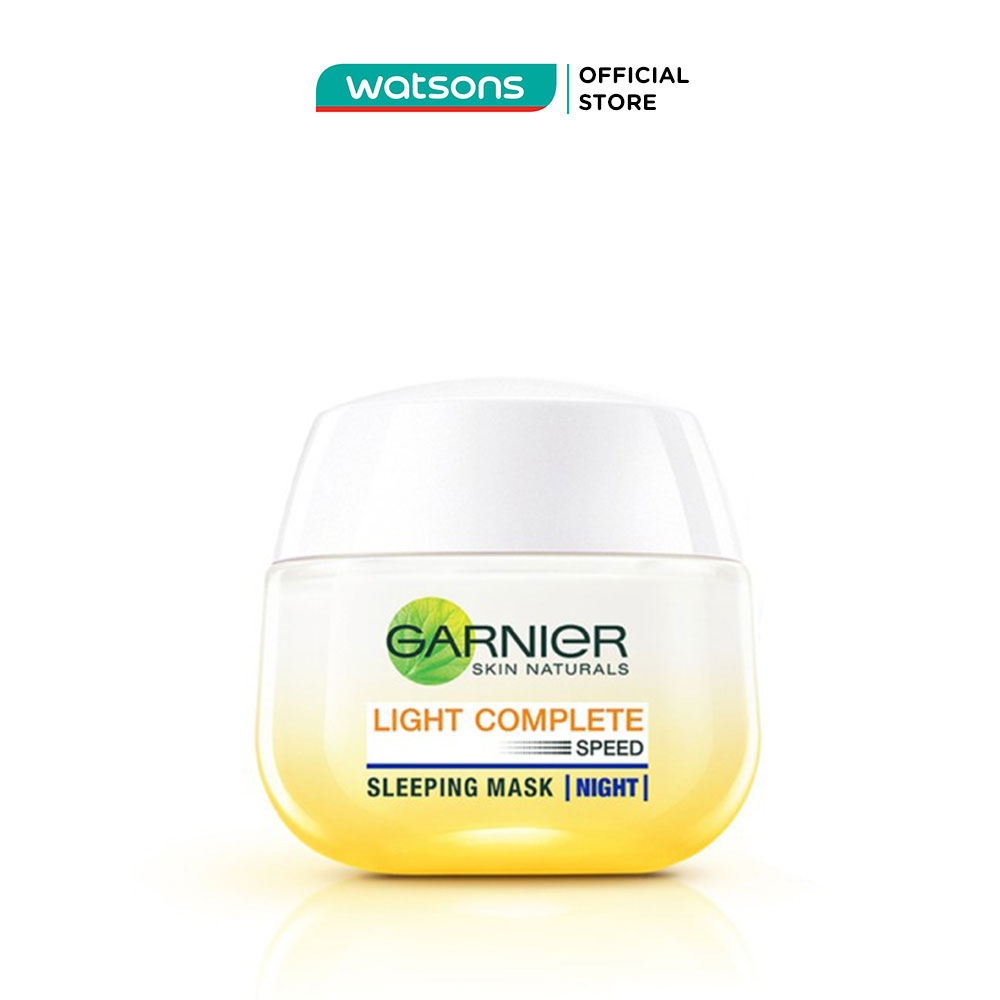 Mặt Nạ Ngủ Ban Đêm Garnier Light Complete Yoghurt Sleeping Mask Dưỡng Sáng Da 50ml