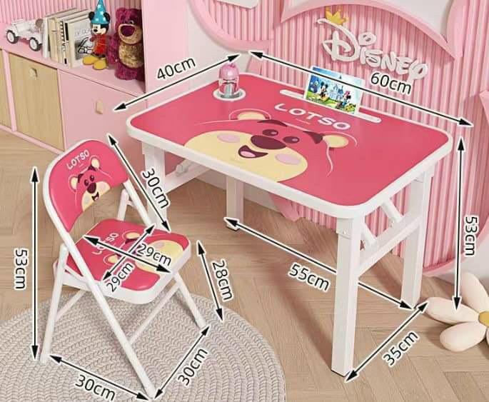 Combo bàn ghế học sinh mini gấp gọn NTX44