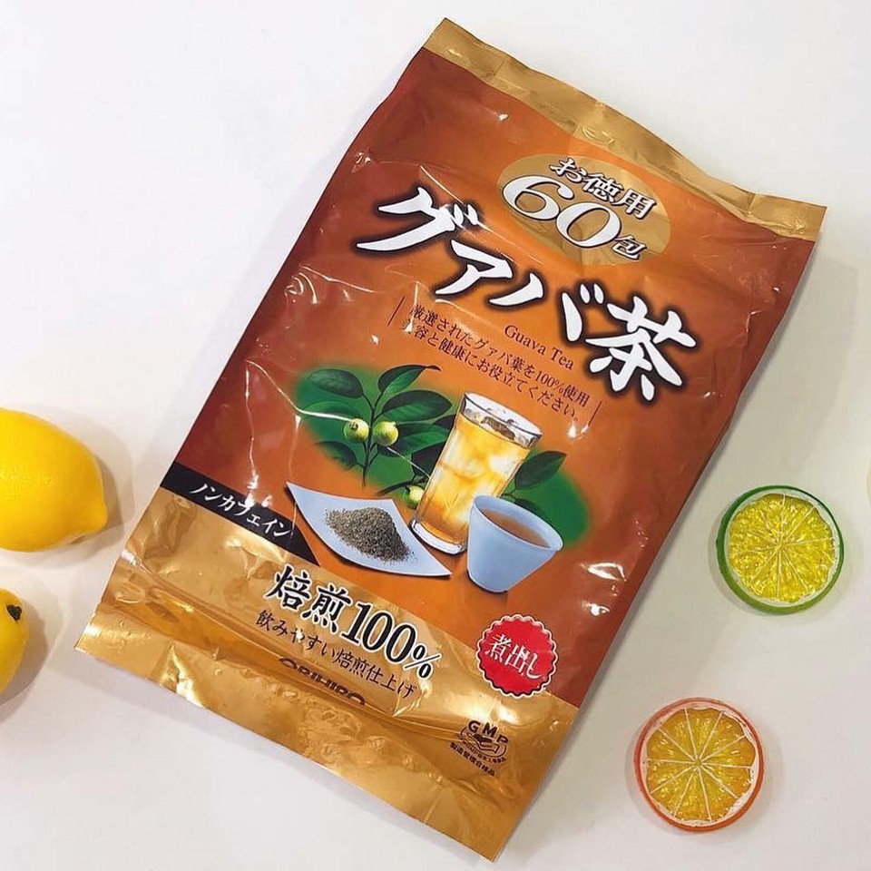 HCM]Trà Lá Ổi Guava Tinh Chất Lá Ổi Orihiro Nhật Bản - Trà ỔI túi 60 gói  nhỏ - Dan Thy Cosmetics | Lazada.vn