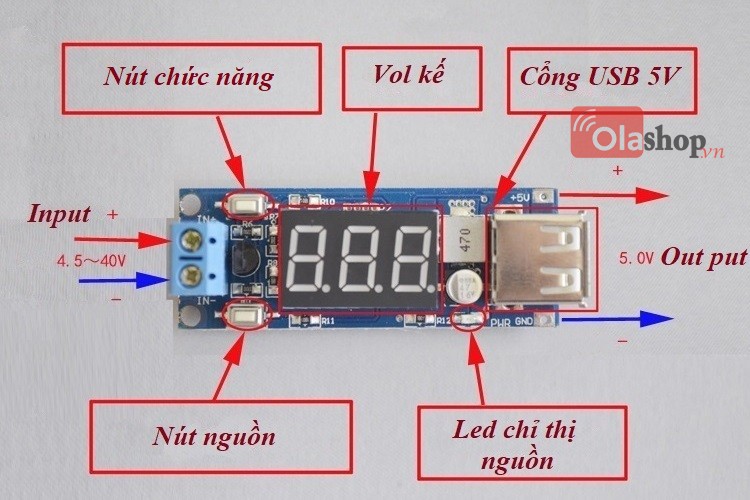 Mạch sạc pin 5V2A