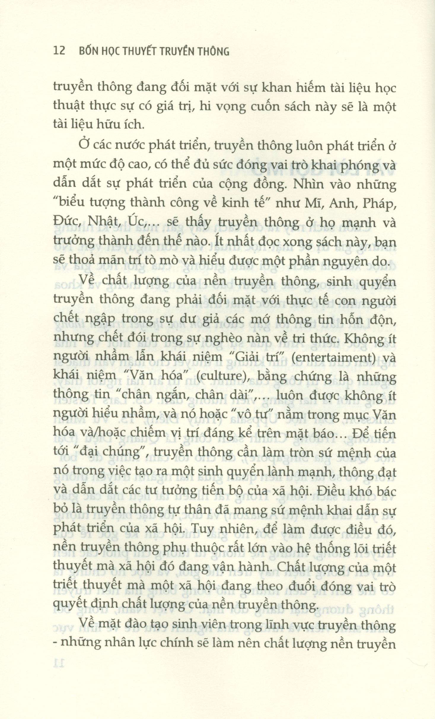 Bốn Học Thuyết Truyền Thông