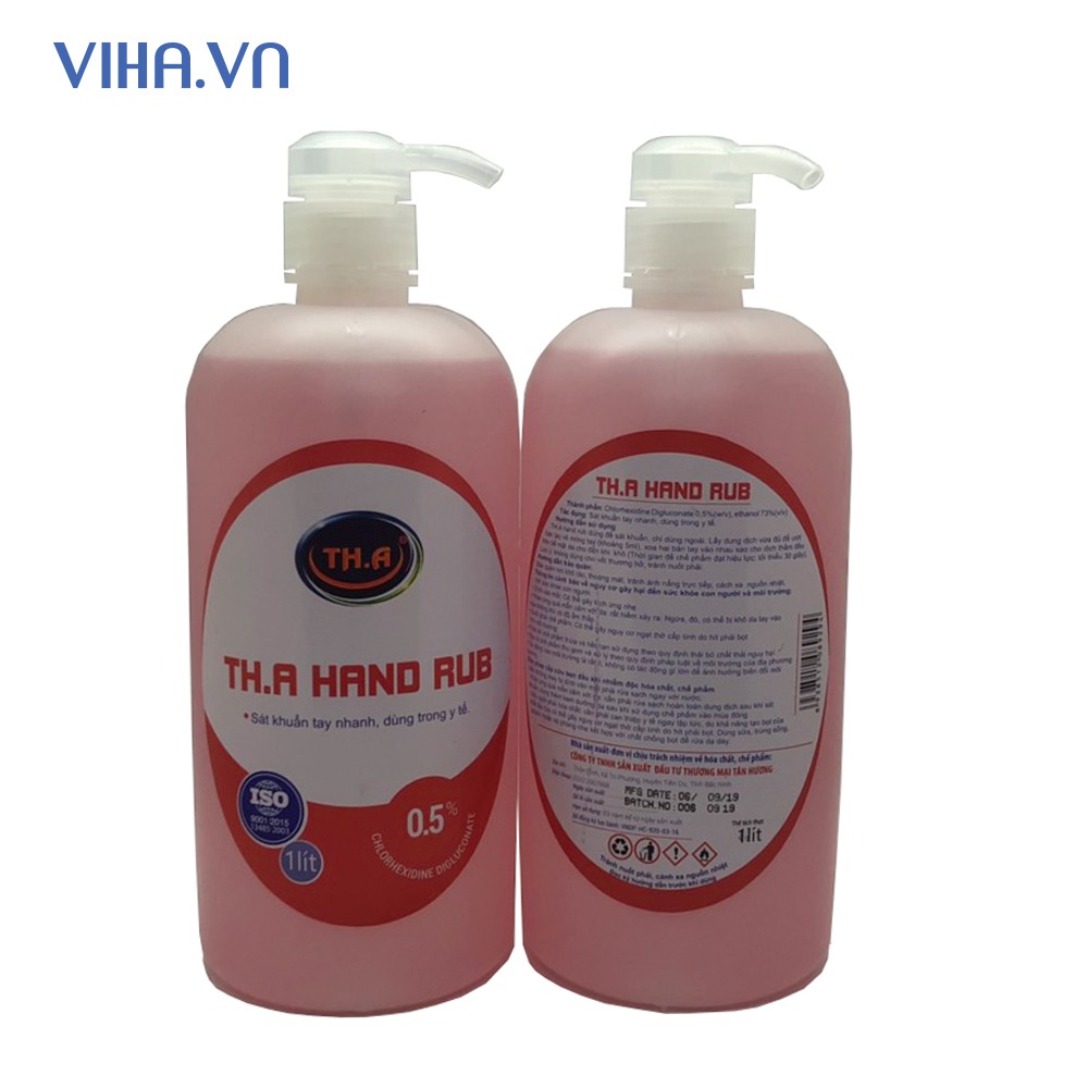 Dung dịch sát khuẩn tay khô, nhanh TH.A Hand Rub- 1000 ml