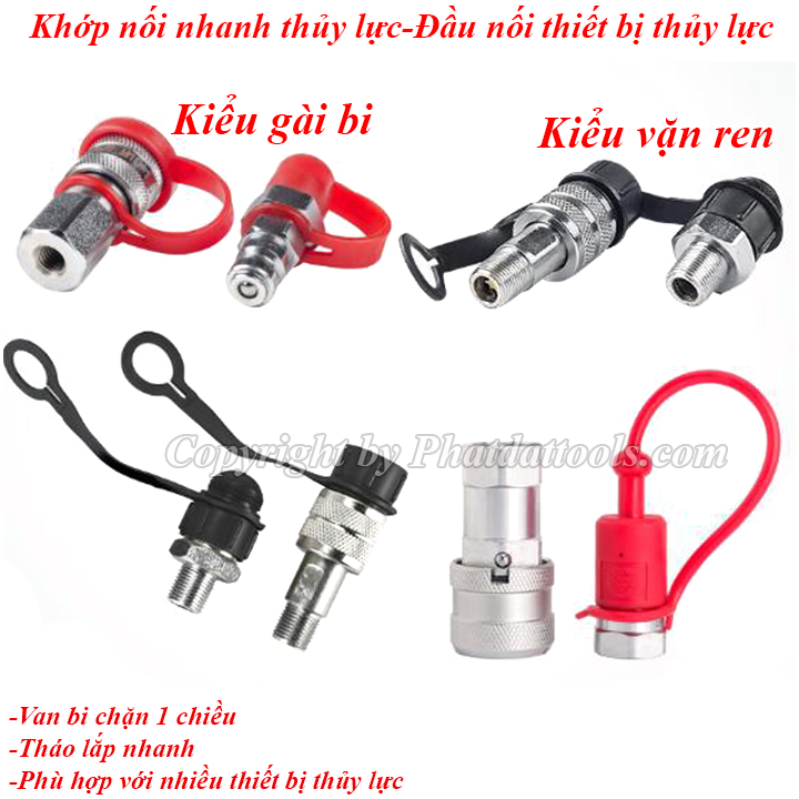 Đầu nối nhanh thủy lực
