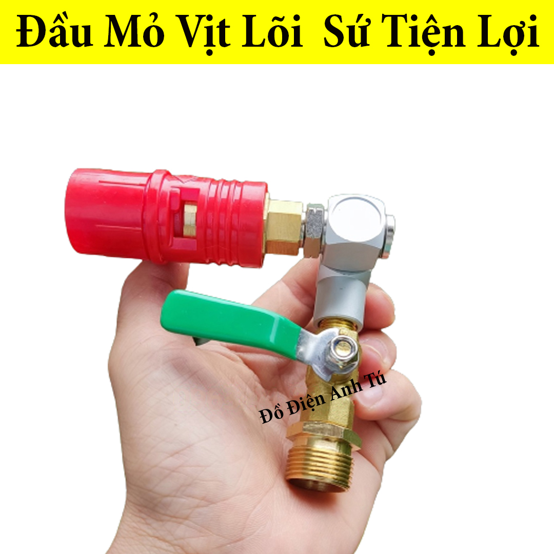 Đầu béc rửa máy lạnh điều hòa ren 22mm (đầu chỉnh được 360 độ)