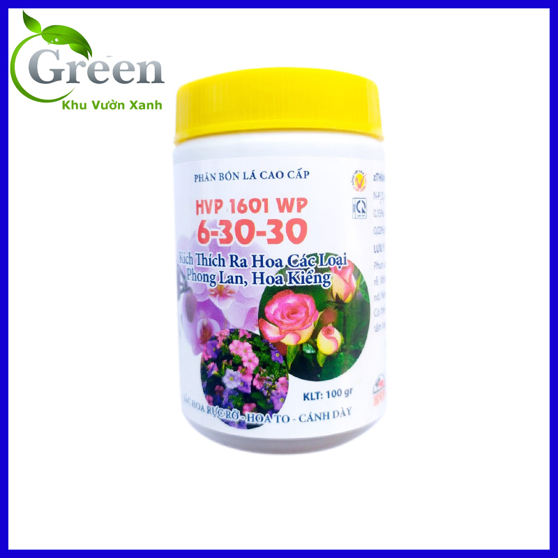 Phân Bón Lá Cao Cấp HVP 6-30-30 Kích Thích Ra Hoa Phong Lan 100g