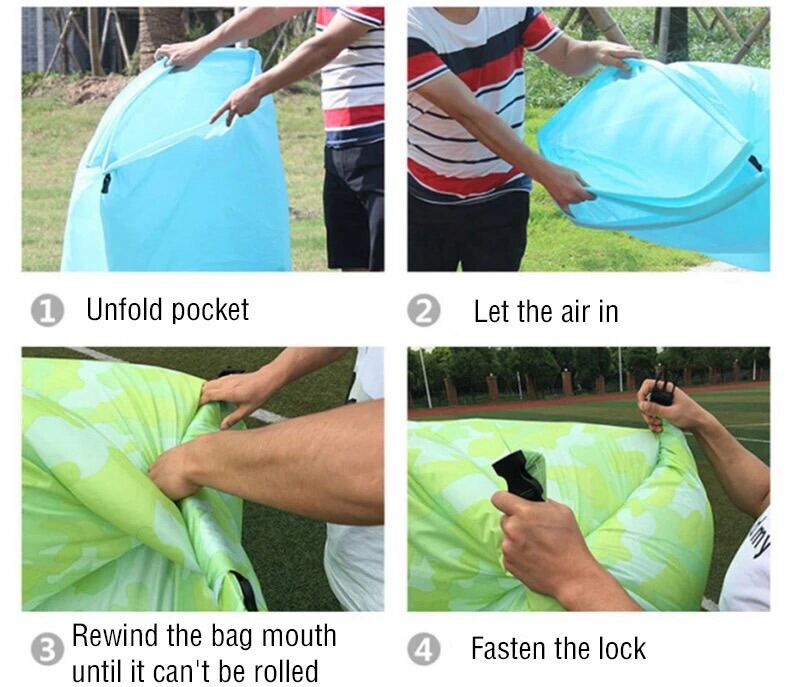 Đệm Ghế Hơi Sofa Du Lịch Siêu Tiện Lợi