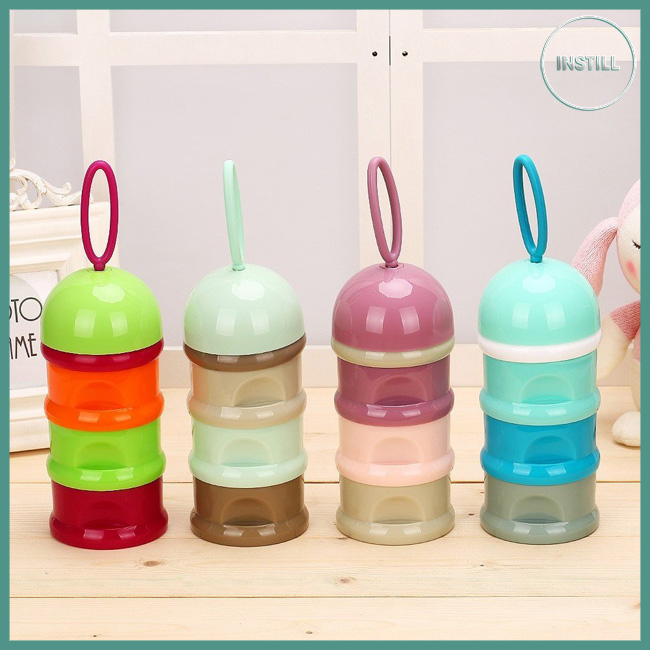 Hộp chia sữa và thức ăn 3 tầng