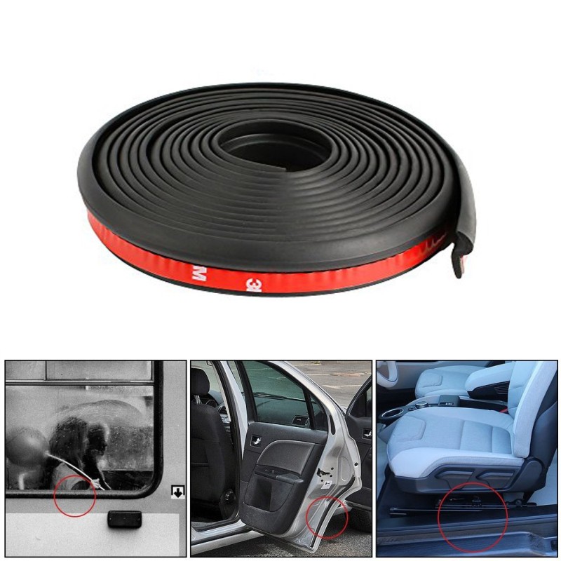 Combo 10 mét gioăng chống ồn ô tô, ron cửa cao su nẹp cửa chống ồn chữ Z dán cửa, nắp cốp - #3 Chữ Z