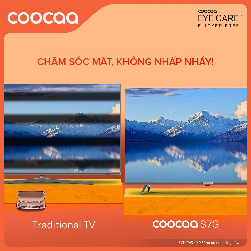 ✅Smart TV Full HD Coocaa 40 Inch Wifi - 40S7G - Android 11 - Viền mỏng - Miễn phí lắp đặt