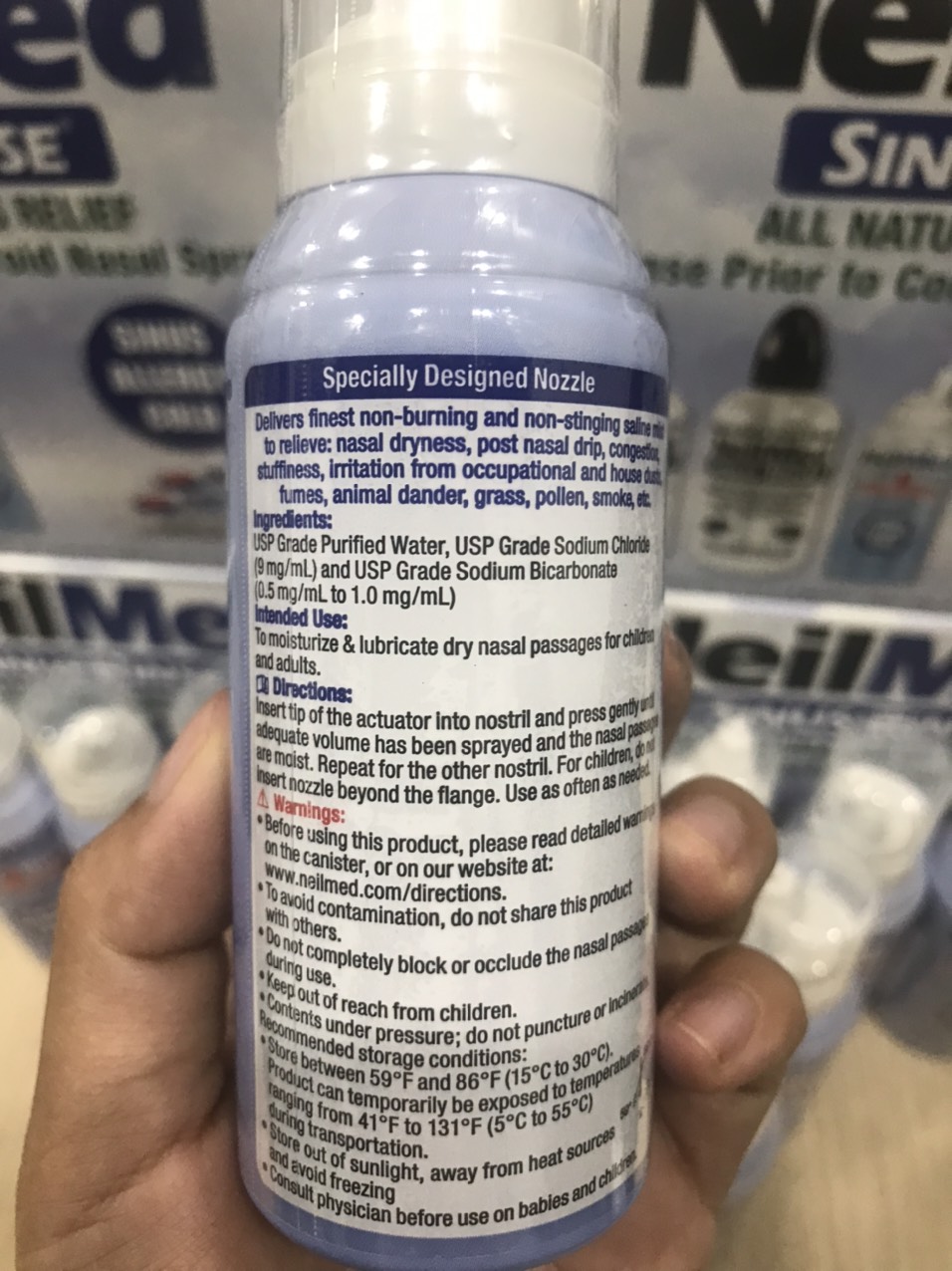 Xịt mũi Nasa Mist Neilmed 75ml USA