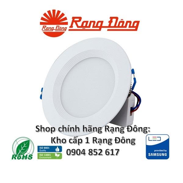 5 Đèn LED âm trần Rạng Đông 9W Փ90, Vỏ NHÔM ĐÚC, siêu tản nhiệt, SAMSUNG chipLED