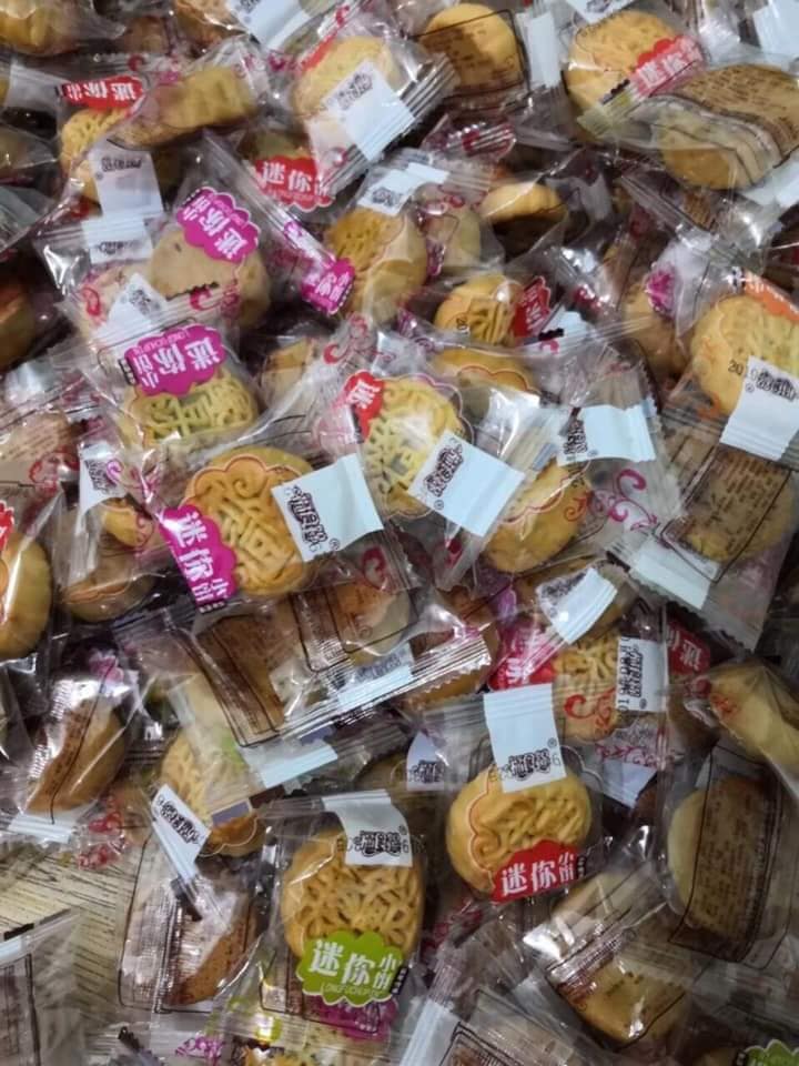 1kg bánh trung thu mini mix vị