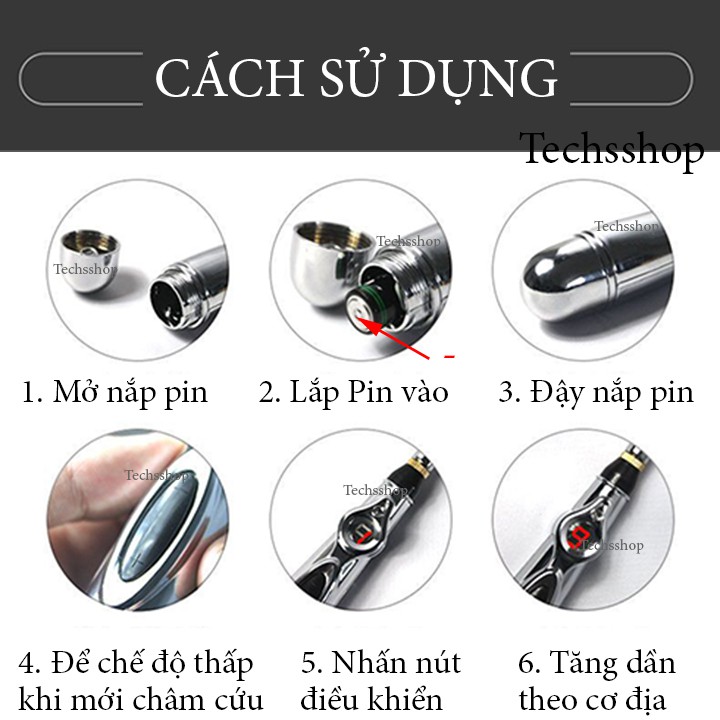 Bút châm cứu DF-618 - Máy châm cứu trị liệu - Không dùng kim