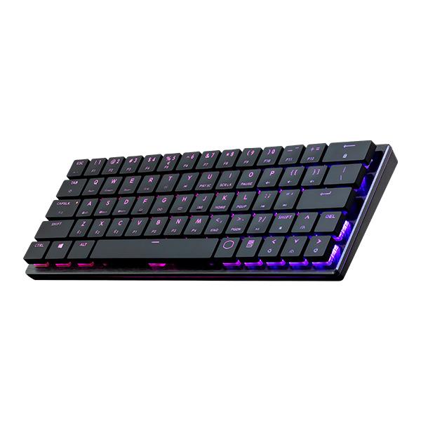 Bàn phím cơ Cooler Master SK621 RGB Bluetooth Low profile Red switch Black
