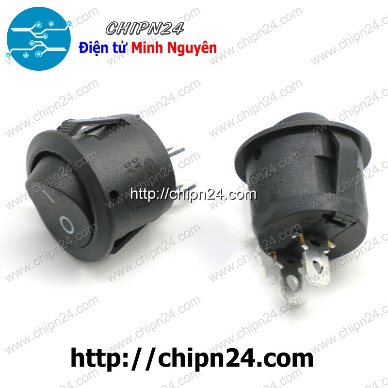 Công tắc tròn 16.5mm 2 chân -