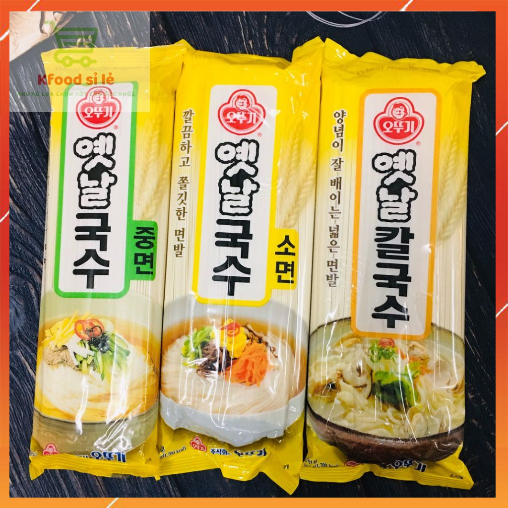 Mì khô hàn quốc ottogi sợi nhỏ ( lớn ) 900g ,500g