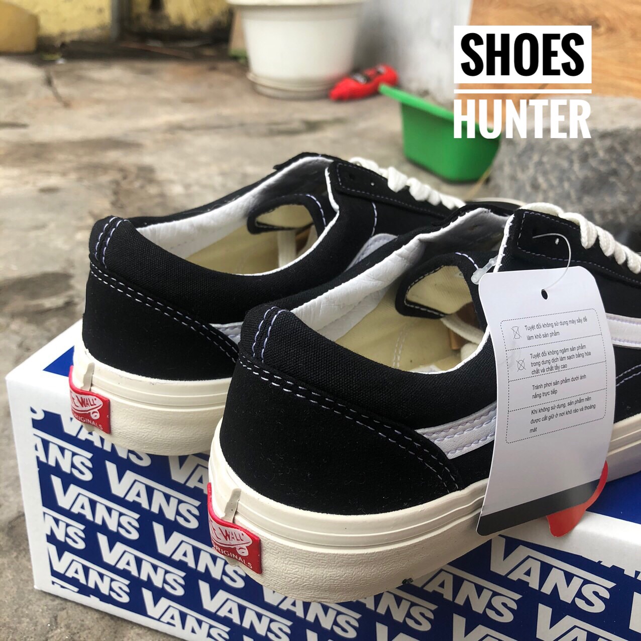 GIÀY VANS VAULT ĐEN (Full box, Bill)