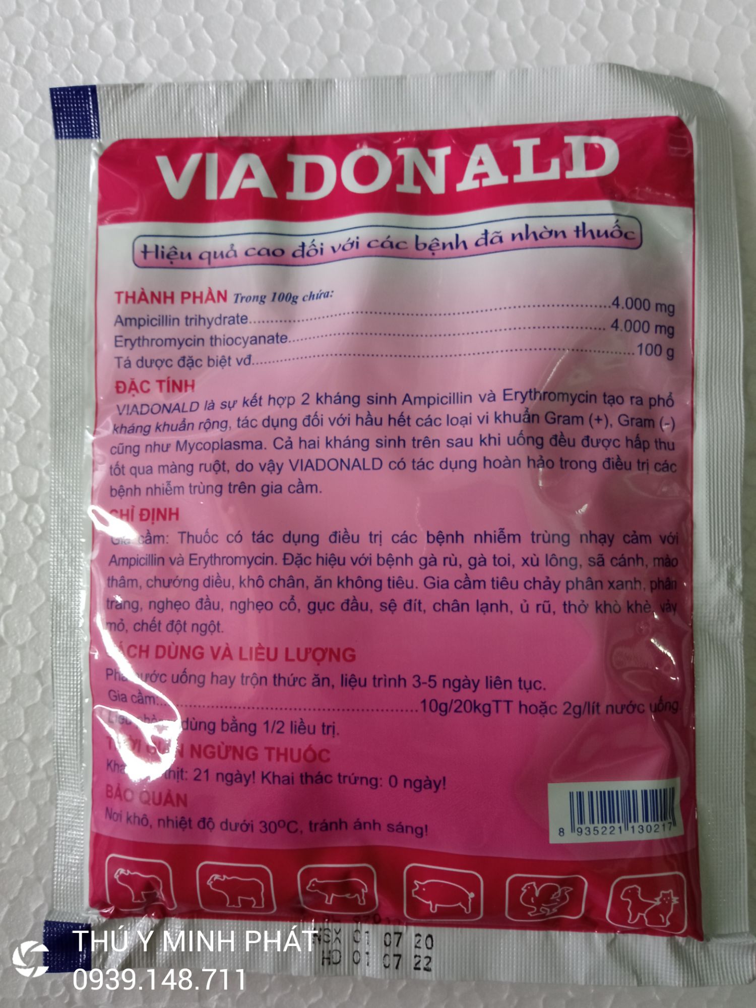 GÀ RÙ GÀ TOI VIADONALD GÓI 100g