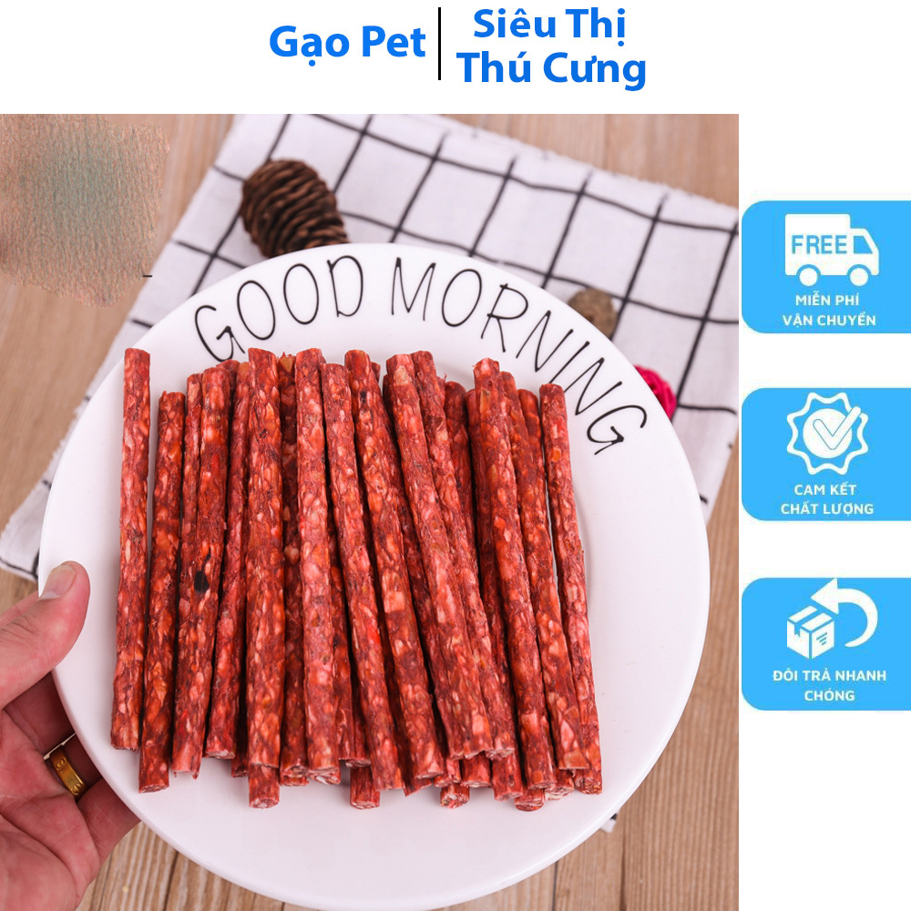 Thanh gặm sắc màu cho thú cưng gặm làm sạch cao vôi, mảng bám hiệu quả